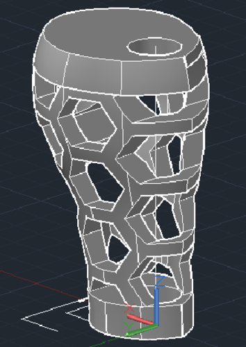 Carcasa para protesis hex gr 3D Print 137332