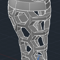 Small Carcasa para protesis hex gr 3D Printing 137332