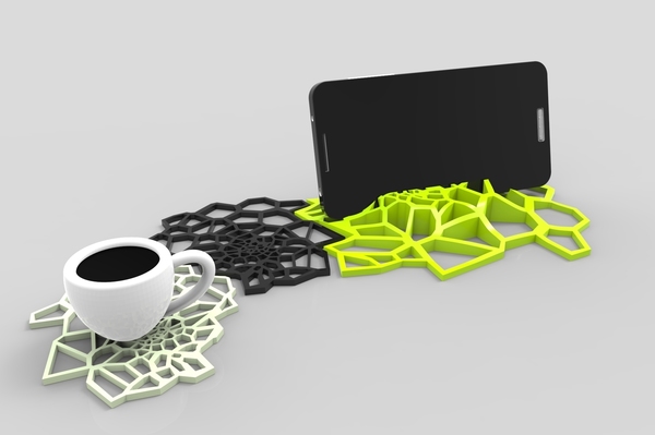 Medium spider Coasters design 3D Printing 137340