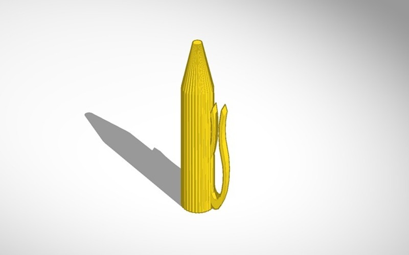 stylus with clip and link to where to get conductive filiament