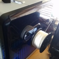 Small Da Vinci 3D printer filament roll / spool side holder 3D Printing 137383