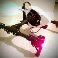 Small DJI Inspire 1 clone quadcopter 3D Printing 137391