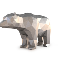 Low Poly Bear - Thumbnail 2