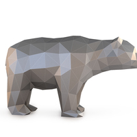 Low Poly Bear - Thumbnail 4