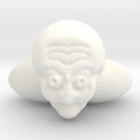 super creepy old man bust to lie on side - Thumbnail 3