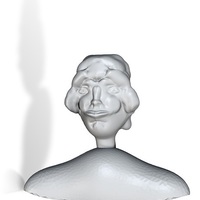 Small bust of a lady 3D Printing 13744