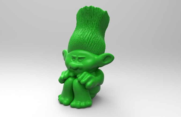 Trolls Pen Holder 3D Print 137472