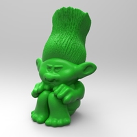 Small Trolls Pen Holder 3D Printing 137472
