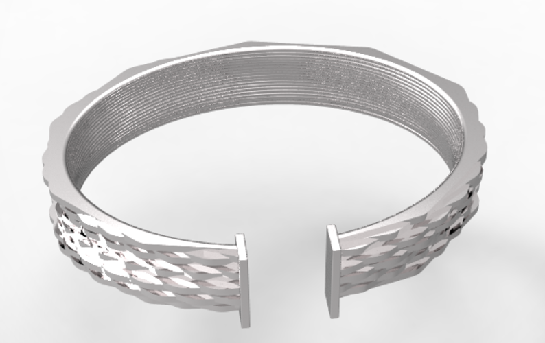 decahedron bracelet 3D Print 137495