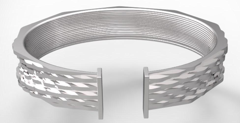 decahedron bracelet 3D Print 137496