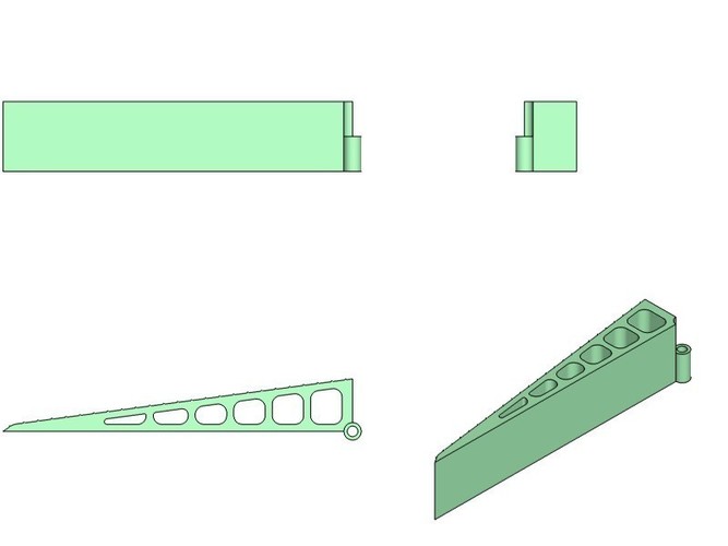 RC mobile Bridge for Crawler Scaler Trucks Cars