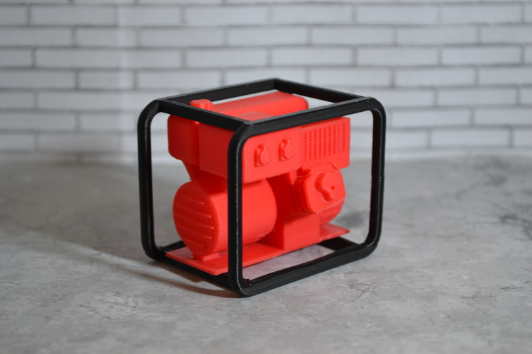 Scale 1/10 petrol generator 3D Print 137581