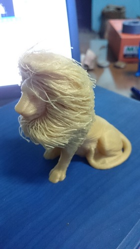 lion with hair 3D Print 137583