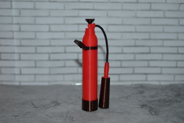 Scale 1/10 fire extinguisher 3D Print 137586