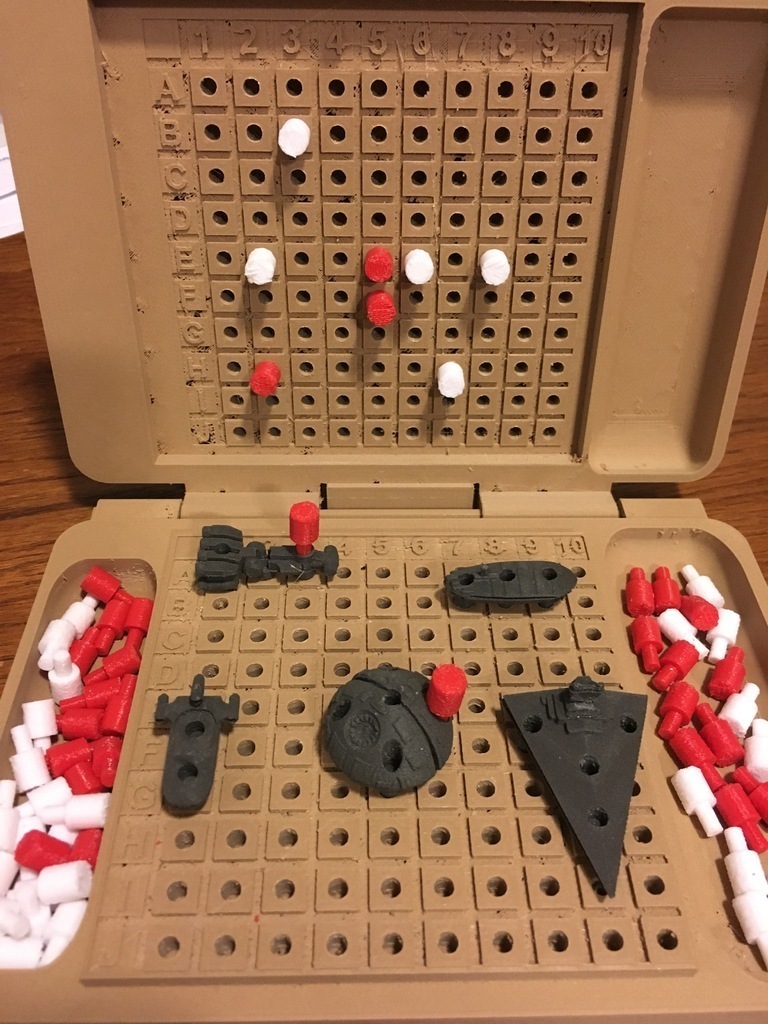 3D Printed BattleFleet Star Wars vs. Star Trek by chemteacher628 | Pinshape