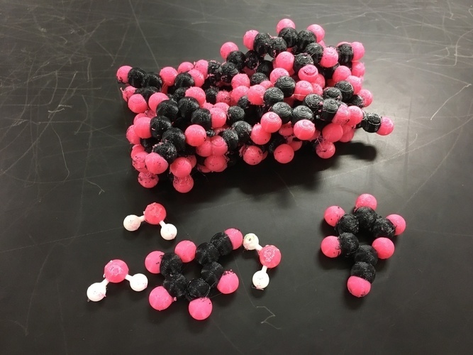 Solubility of Glucose Model 3D Print 137685