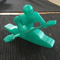 Small Rolling Kayak Model 3D Printing 137691