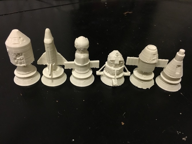 Spacecraft Chess 3D Print 137702