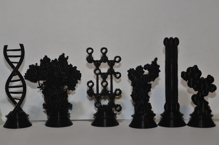 Biochemistry Chess Set 3D Print 137730