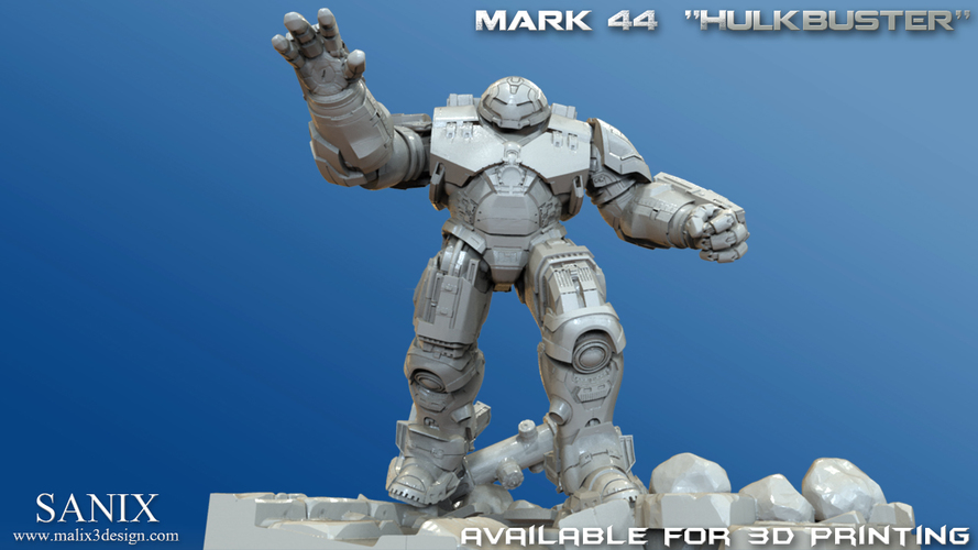 Avengers Scene-Ironman Hulkbuster 3d-printable file  3D Print 137770