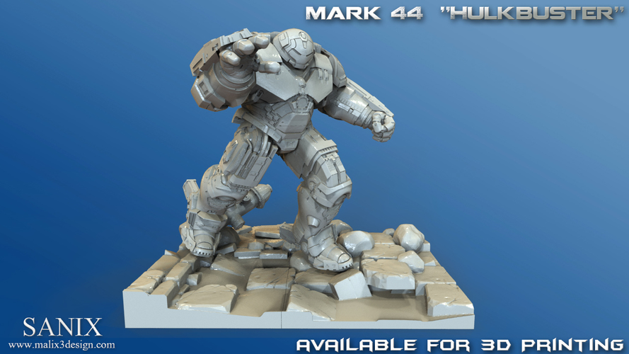 Avengers Scene-Ironman Hulkbuster 3d-printable file  3D Print 137771
