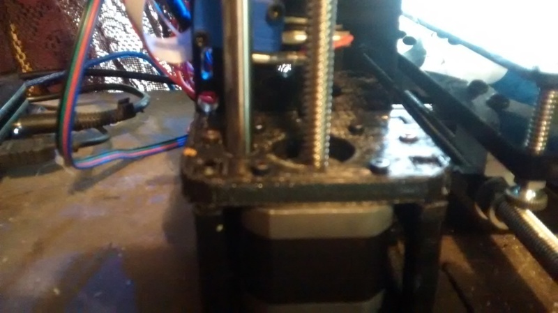 Y axis stepper motor mount and support