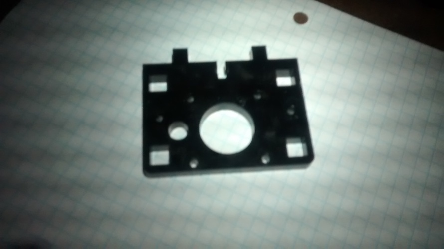 Y axis stepper motor mount and support 3D Print 137798