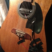 Small Acoustic guitar pickup cradle  3D Printing 137803