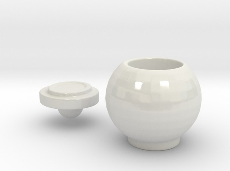 round jar with lid