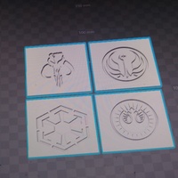 Star Wars coasters and holder - Thumbnail 2