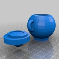 Round mug with lid - Thumbnail 2