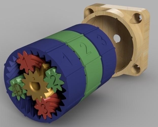 gear set of gears | 3D model