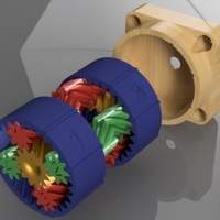 High Torque (43.33:1) Planetary Gearset, NEMA 17 Mount, No Hardw - Thumbnail 2