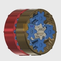 Mini Nema 17 Differential Planetary Gearbox (38.75:1 or  50.4) N - Thumbnail 3