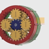 Harmonic Planetary Gear Box (37:1 or 49.3:1) NEMA 17, No Hardwar - Thumbnail 2