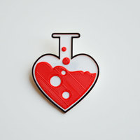 Love chemistry brooch/pin - Thumbnail 3