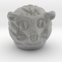 Small cat head 3D Printing 13807