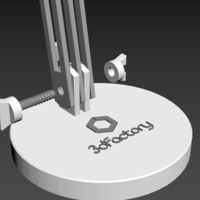 Desk Lamp 3dPrintable - 3dFactory Brazil - Thumbnail 2