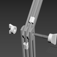 Desk Lamp 3dPrintable - 3dFactory Brazil - Thumbnail 3