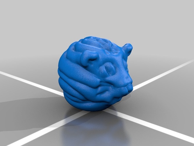 cat head 3D Print 13808
