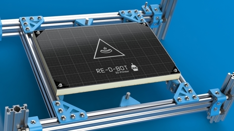 Re-D-Bot bed model for Simplify3d 3D Print 138113