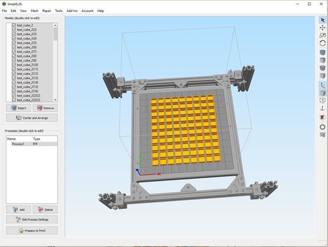 Re-D-Bot bed model for Simplify3d 3D Print 138115