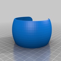 Small Cuff Bracelet 3D Printing 13820