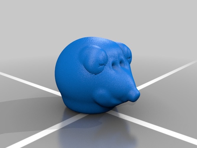 bear head 3D Print 13823