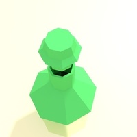 Low poly potion bottle - Thumbnail 4