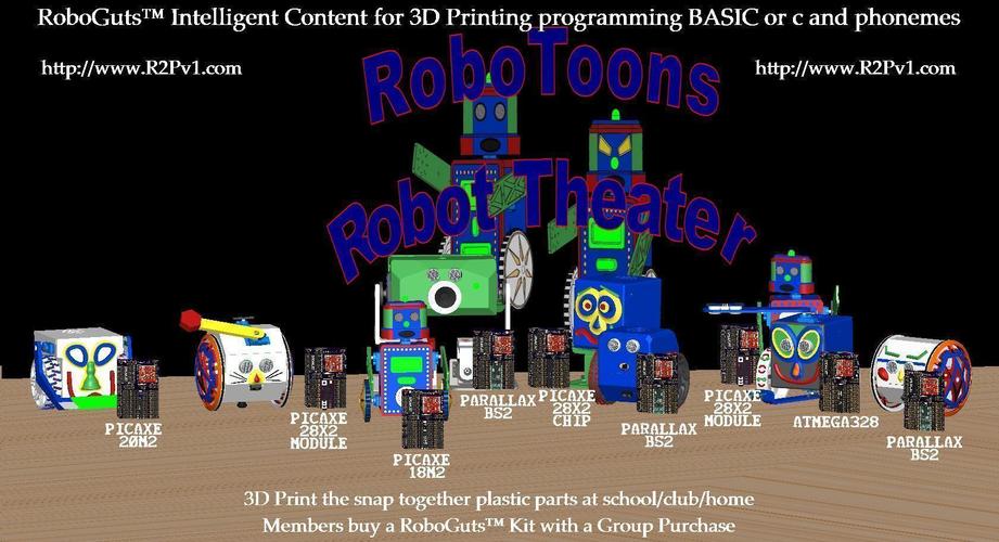 BillyBot Kit 3D Print 138293