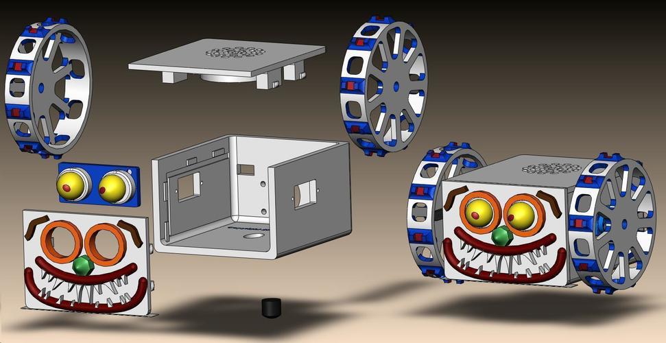 miniFloppySquattyBot 3D Print 138302