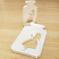 Small Alice in Bottle (charm design) 3D Printing 138305