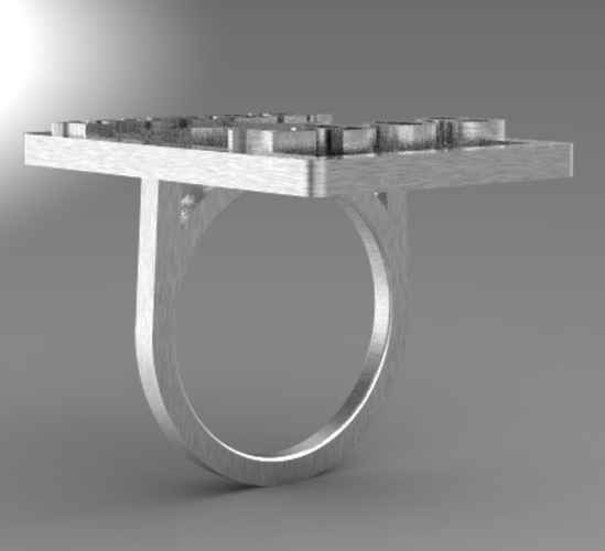 Inter Milano fan men's ring 2 3D Print 138308
