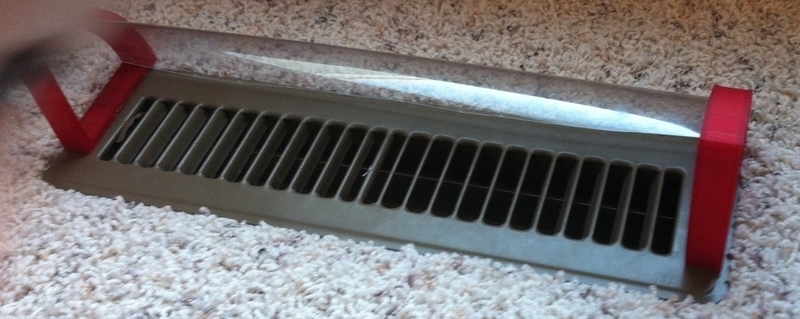 Customizable forced air vent deflector
